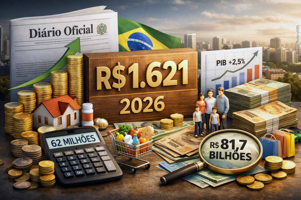 Salário Mínimo de R$ 1.621 em 2026: Impactos e Expectativas na Economia