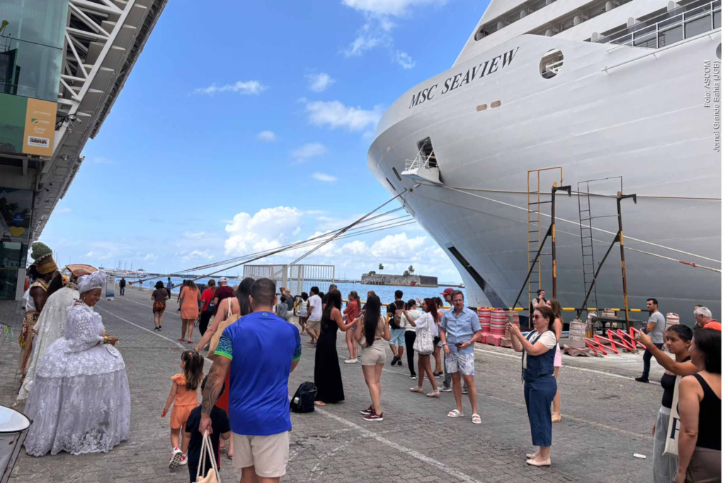 Últimos Navios de Cruzeiro de 2025 Movimentam Turismo na Bahia com Mais de 8 Mil Visitantes