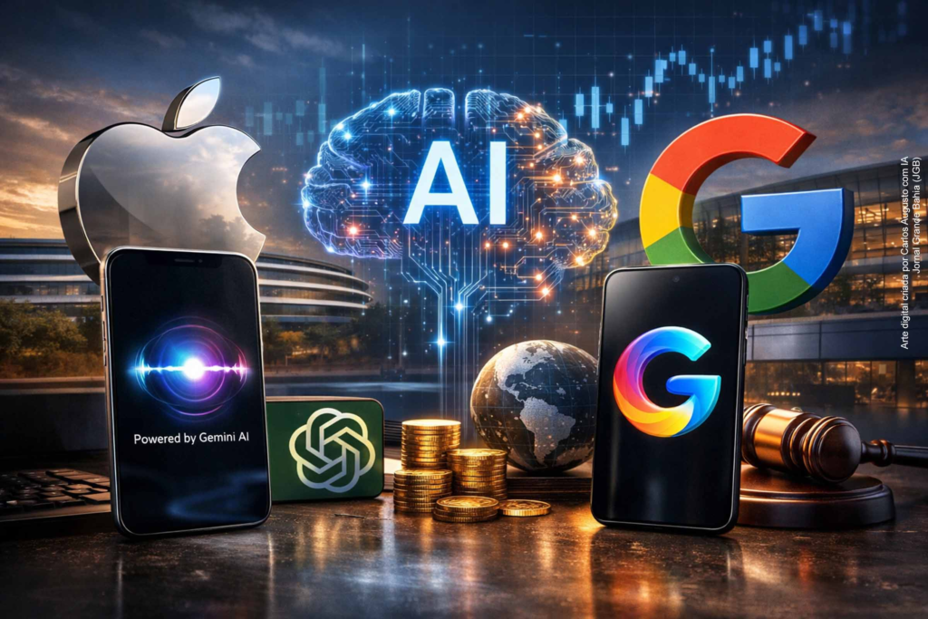 Apple e Google Firmam Acordo Histórico para Integrar Gemini à Siri e Revolucionar a IA