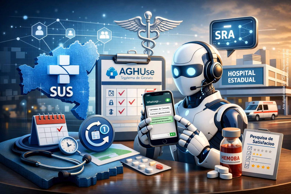 Bahia inova com robô virtual no SUS para reduzir faltas em consultas