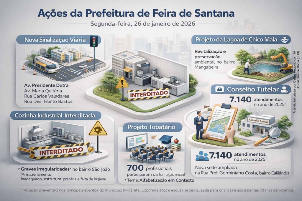 Governo de Feira de Santana Intensifica Ações em Mobilidade, Saúde e Educação