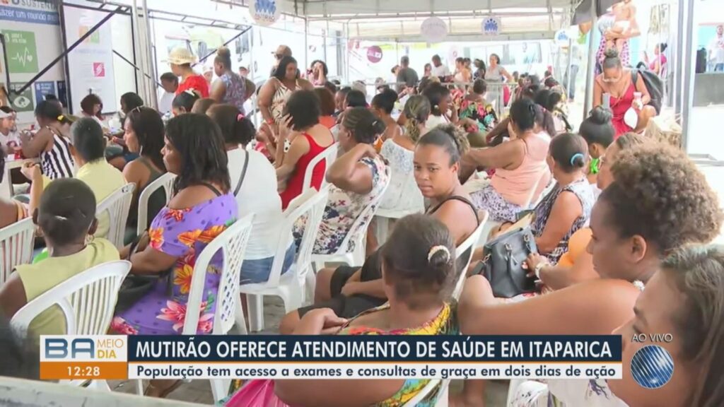 Mutirão Bahia Meio Dia: Serviços de Saúde Grátis em Itaparica