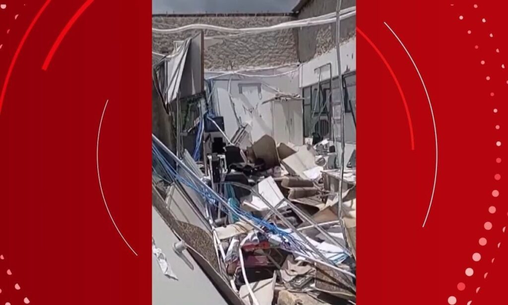 Ventania Devasta Unidade de Saúde e Causa Destelhamentos em Jacobina, Bahia
