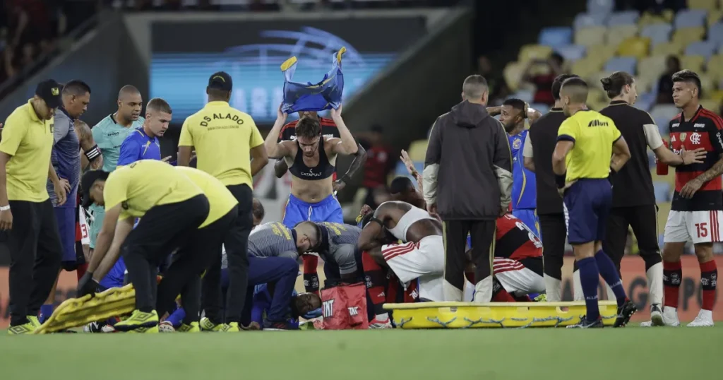 Atualização do Sampaio Corrêa sobre saúde de atleta que teve convulsão em campo