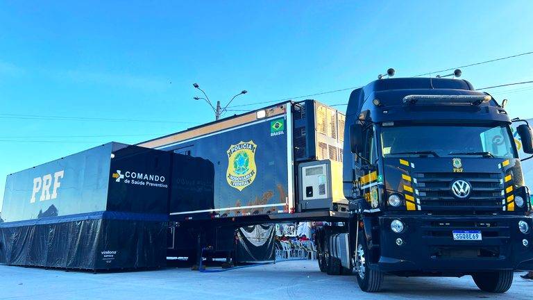 Carreta da Saúde da PRF Retorna à Bahia com Atendimentos Gratuitos em Quatro Cidades