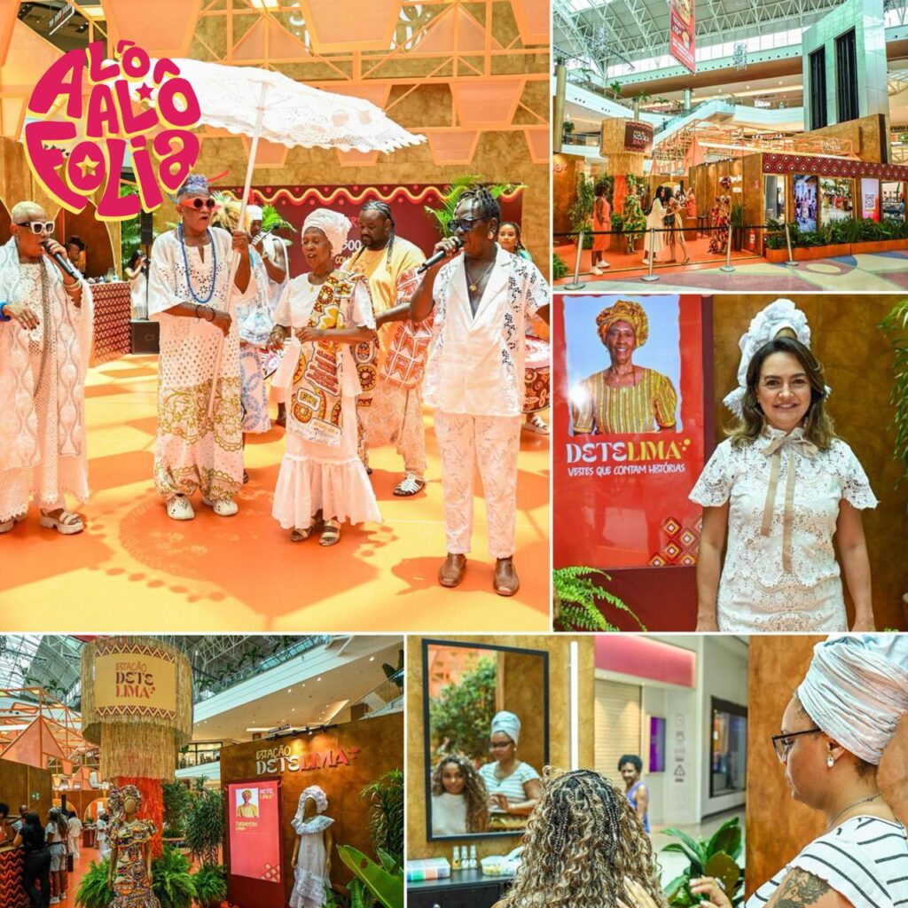 Cortejo Afro Abre Carnaval no Salvador Shopping com Estação da Folia
