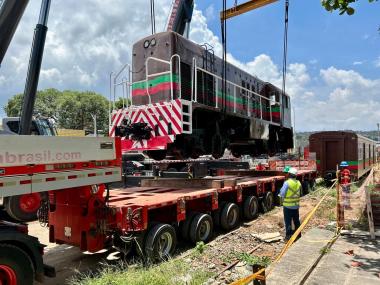 CTB Fortalece Turismo em Marcionílio Souza com Doação de Locomotiva e Vagão