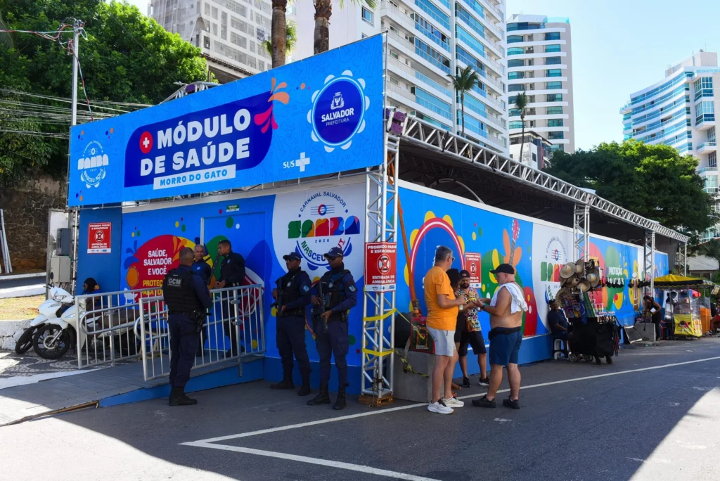 Fuzuê em Salvador: 64 Atendimentos em Módulos de Saúde Durante o Pré-Carnaval