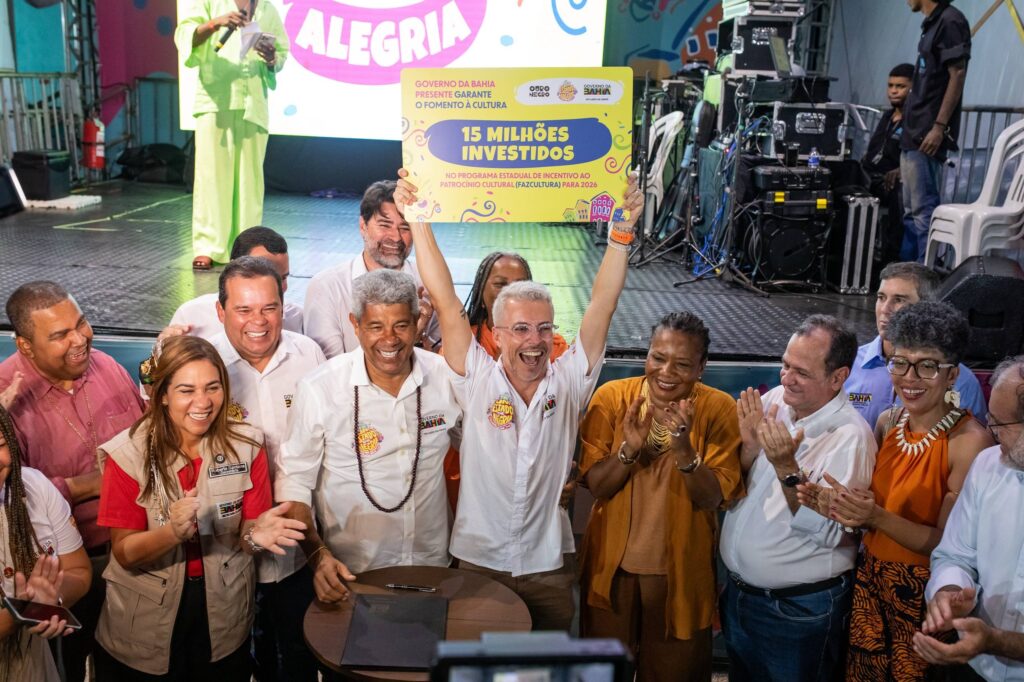 Governo da Bahia Destina R$ 15 Milhões ao FazCultura em 2026 - Investimento na Cultura