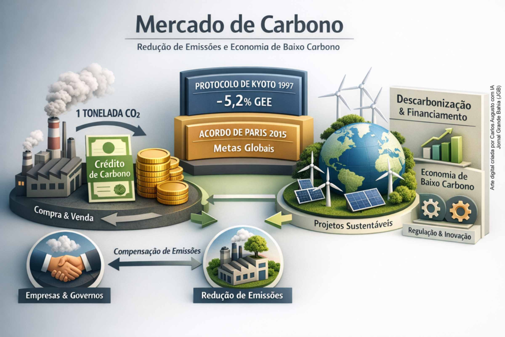 Mercado de Carbono: A Nova Fronteira Econômica para Redução de Emissões