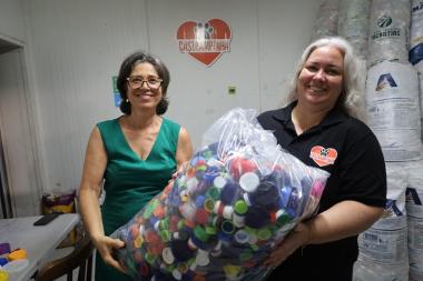 Bahia Destina 967 Quilos de Tampinhas Plásticas para Castração de Animais de Rua