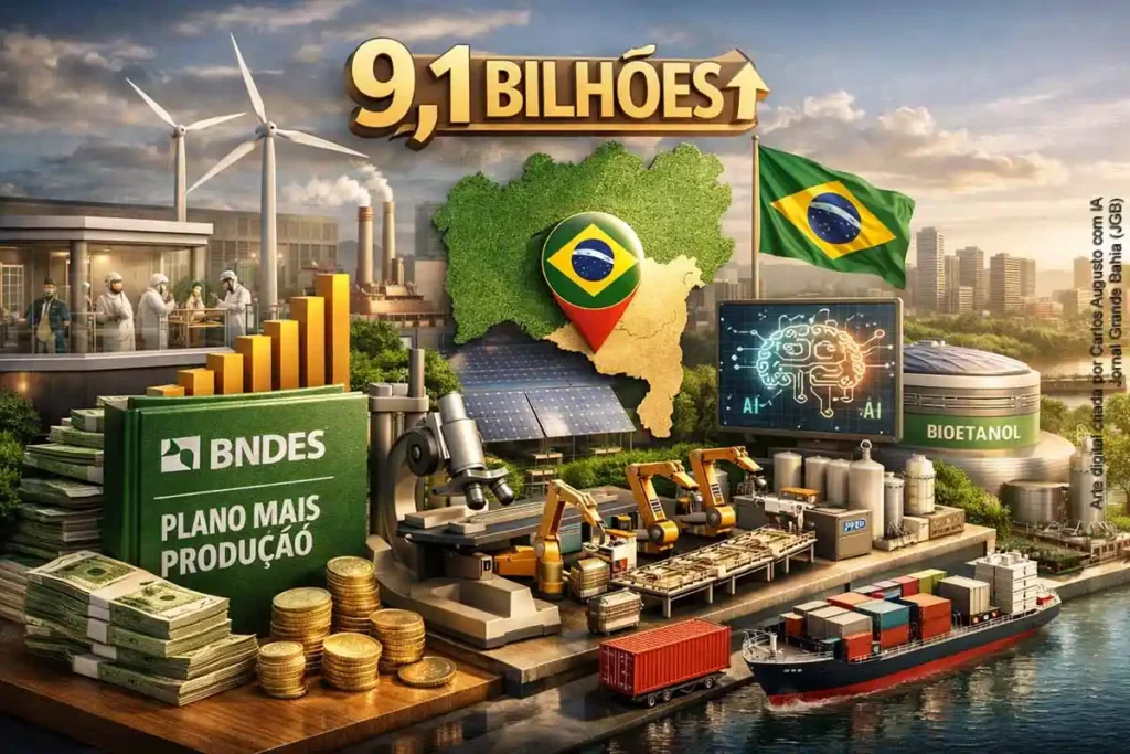 BNDES Destina R$ 9,1 Bilhões Para Indústria na Bahia em 2023: Foco em Pequenas Empresas e Produtivid