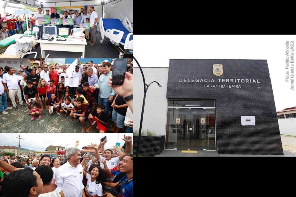 Governador Jerônimo Rodrigues Inaugura Delegacia e Praça em Itarantim com Investimentos em Saúde e Infraestrutura Governador Jerônimo Rodrigues Inaugura Delegacia e Praça em Itarantim com Investimentos em Saúde e I