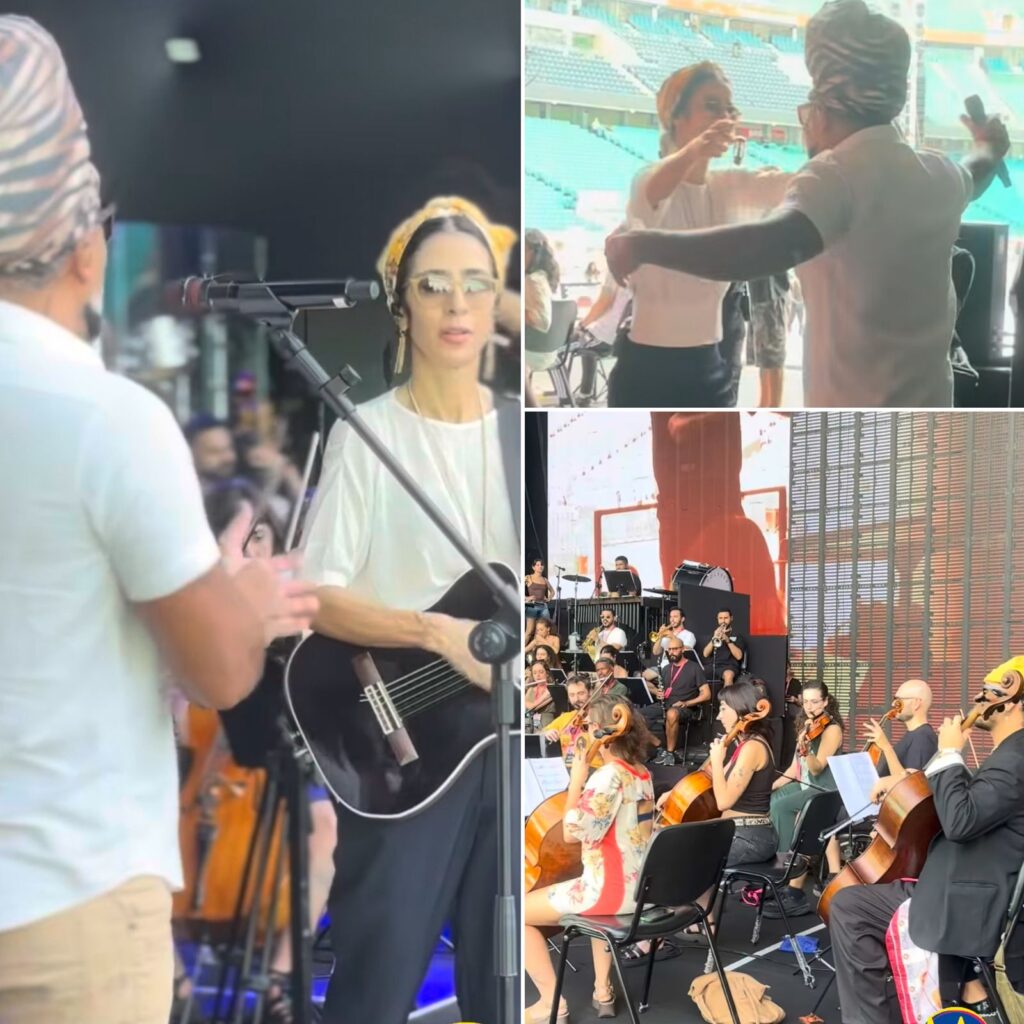 Marisa Monte e Carlinhos Brown: Ensaio Preparatório para Grande Show na Fonte Nova