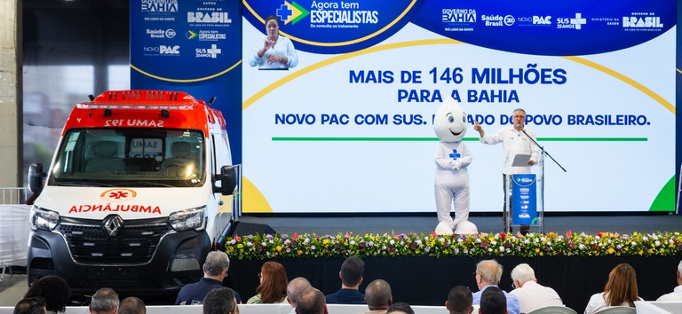 Pacote de Saúde do Governo Federal: Novas Ambulâncias e Equipamentos Beneficiarão 11 Milhões na Bahi