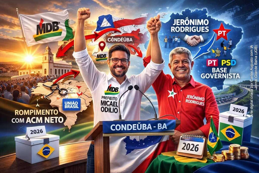 Rompeu com ACM Neto: Prefeito de Condeúba Apoia Jerônimo Rodrigues e Transformações na Política Baia