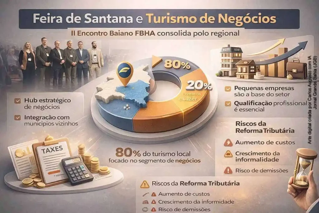 Feira de Santana se destaca no turismo de negócios e integração regional