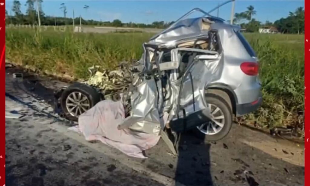 Tragédia na BR-101: Acidente Fatal Envolve Carro e Carreta no Sul da Bahia