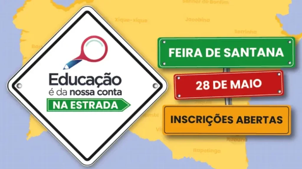 Feira de Santana recebe 6ª edição do projeto 'Educação é da Nossa Conta – Na Estrada' com foco em tr