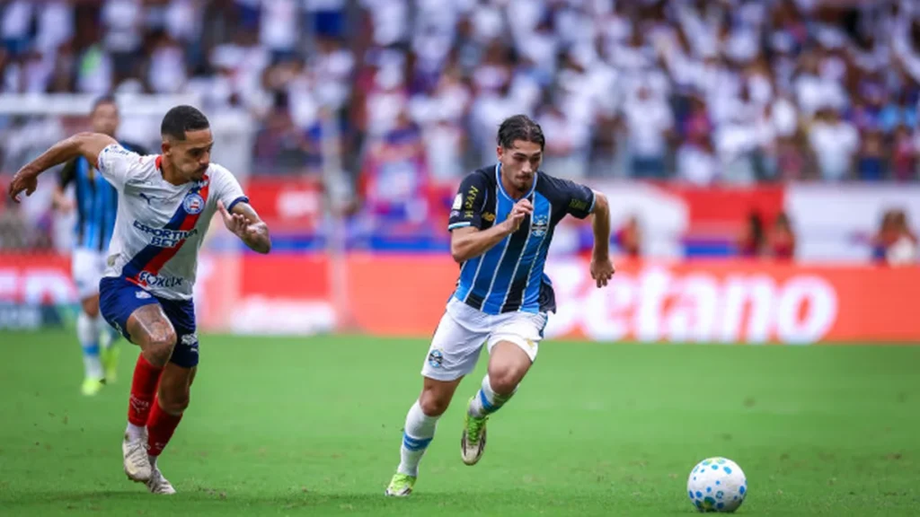 Grêmio empata com o Bahia em 1 a 1 na Arena Fonte Nova