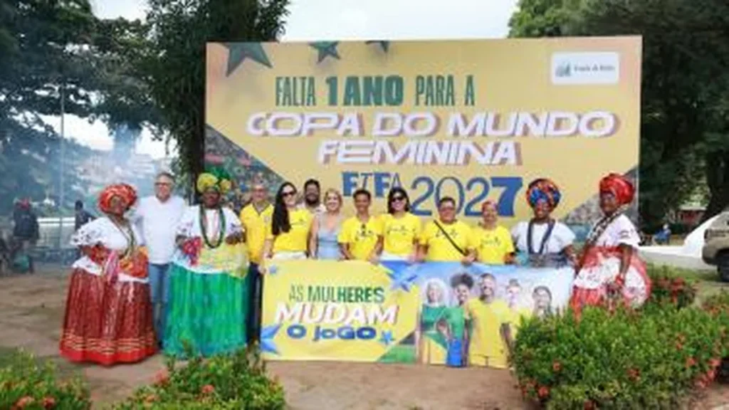 Bahia inicia contagem regressiva para a Copa do Mundo FIFA de Futebol Feminino 2027