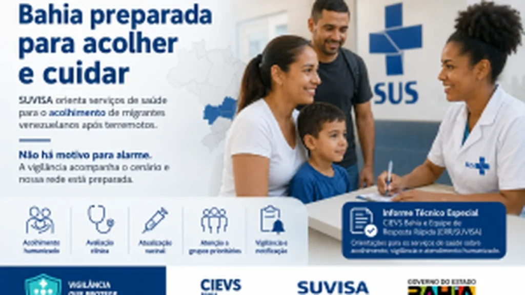 Bahia reforça orientações para atendimento a migrantes venezuelanos após terremotos