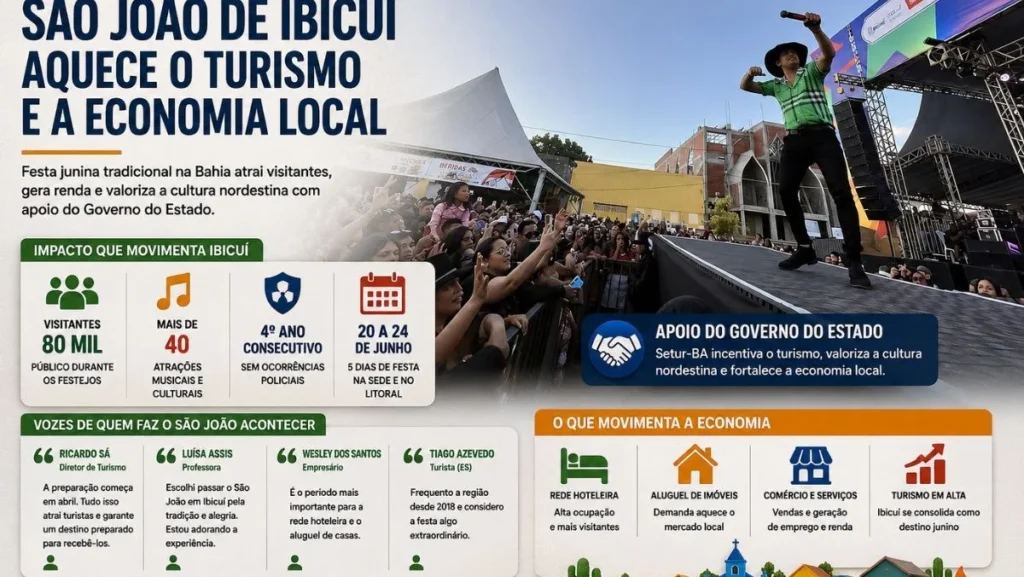 São João de Ibicuí movimenta turismo e economia local em 2024