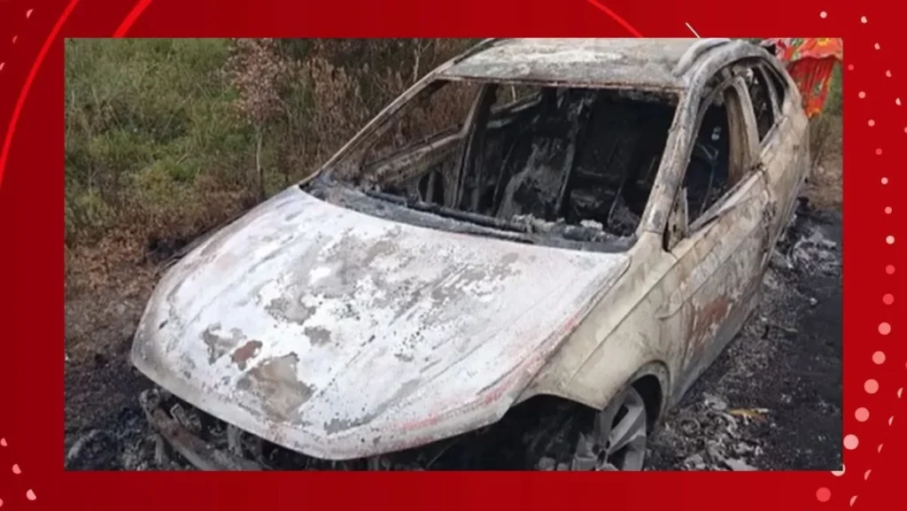 Homem é encontrado carbonizado dentro de carro em Inhambupe, Bahia