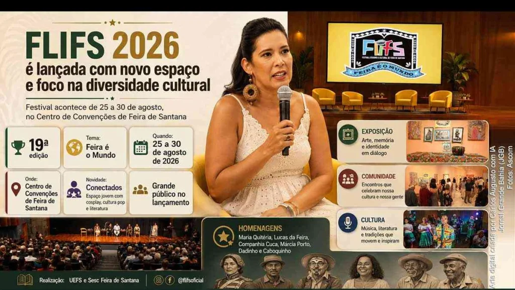 FLIFS 2026 inaugura novo espaço no Centro de Convenções com foco na juventude e homenagens culturais FLIFS 2026 inaugura novo espaço no Centro de Convenções com foco na juventude e homenagens culturais