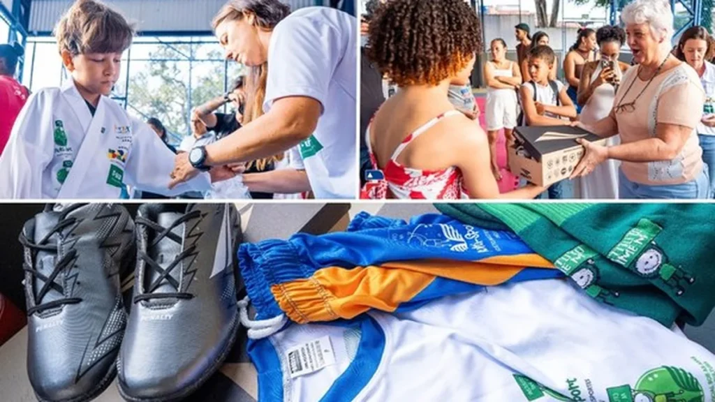 Projeto Multi Esportes amplia atendimento e entrega uniformes para mais de 250 crianças em Camaçari