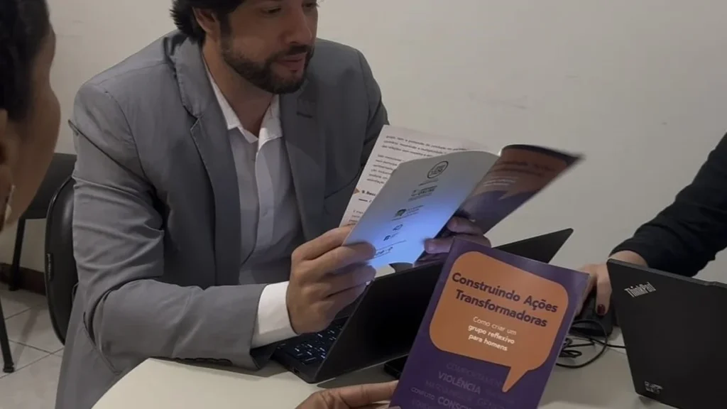 Prática da DPE/BA para Grupos Reflexivos com Homens é Avaliada pelo Prêmio Innovare em Santo Antônio
