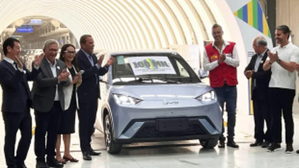 BYD alcança produção de 100 mil veículos na Bahia e impulsiona geração de empregos