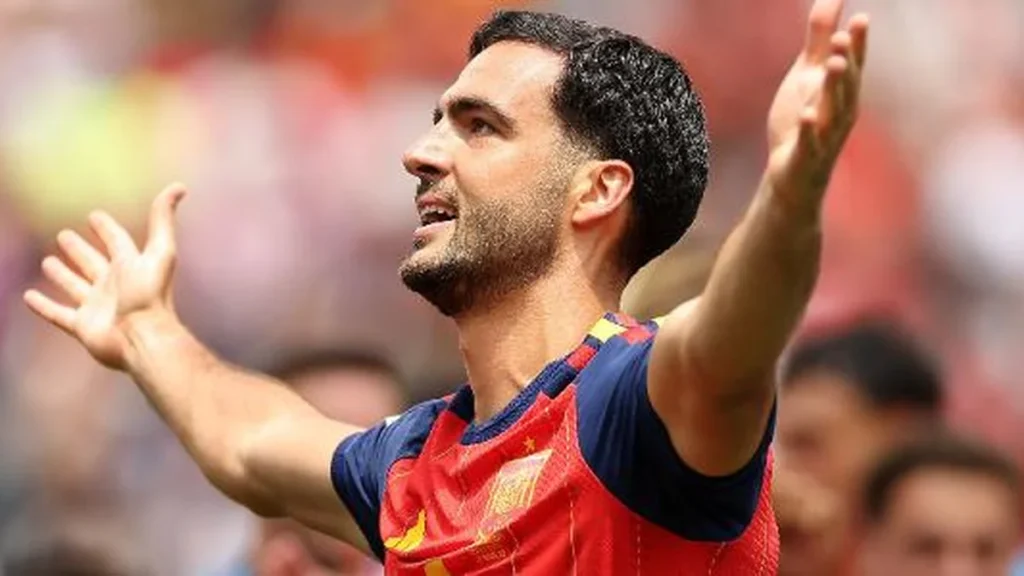 Merino brilha novamente e leva Espanha às semifinais da Copa do Mundo Merino brilha novamente e leva Espanha às semifinais da Copa do Mundo